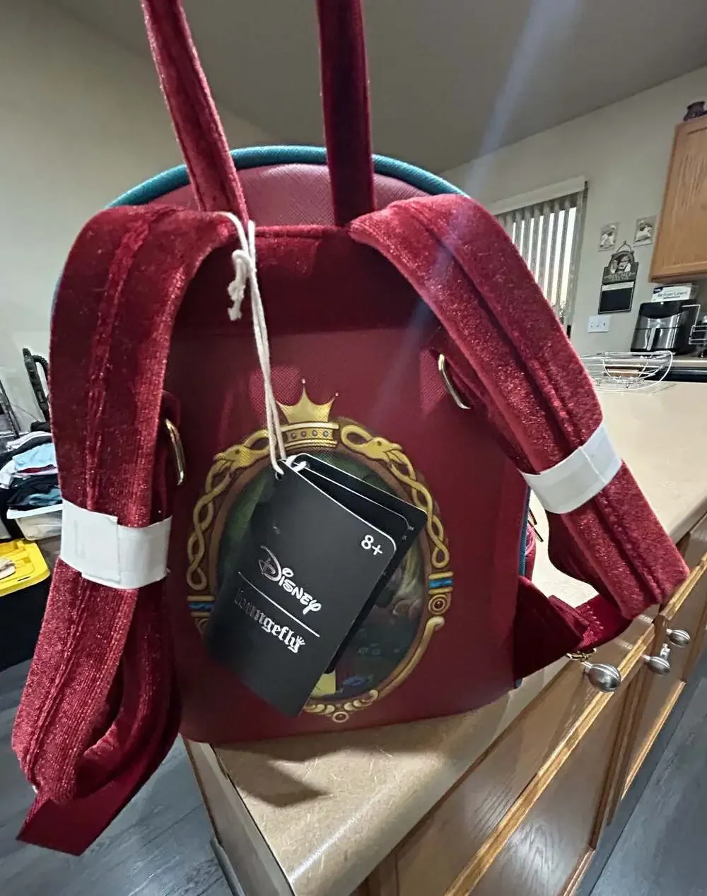 Loungefly Disney Snow White Evil Queen Throne Mini Backpack
